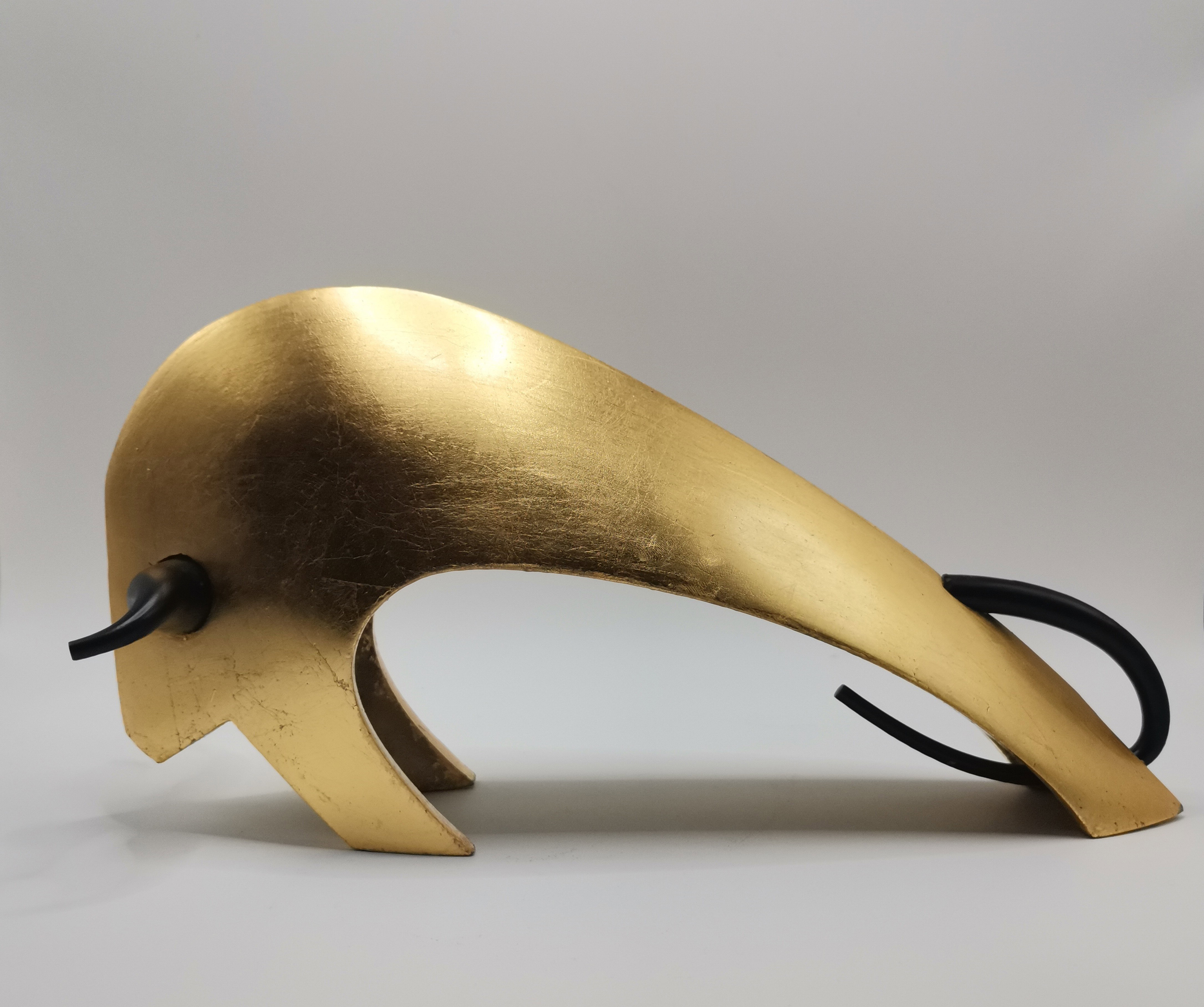 TAUREAU RESINE Dorée