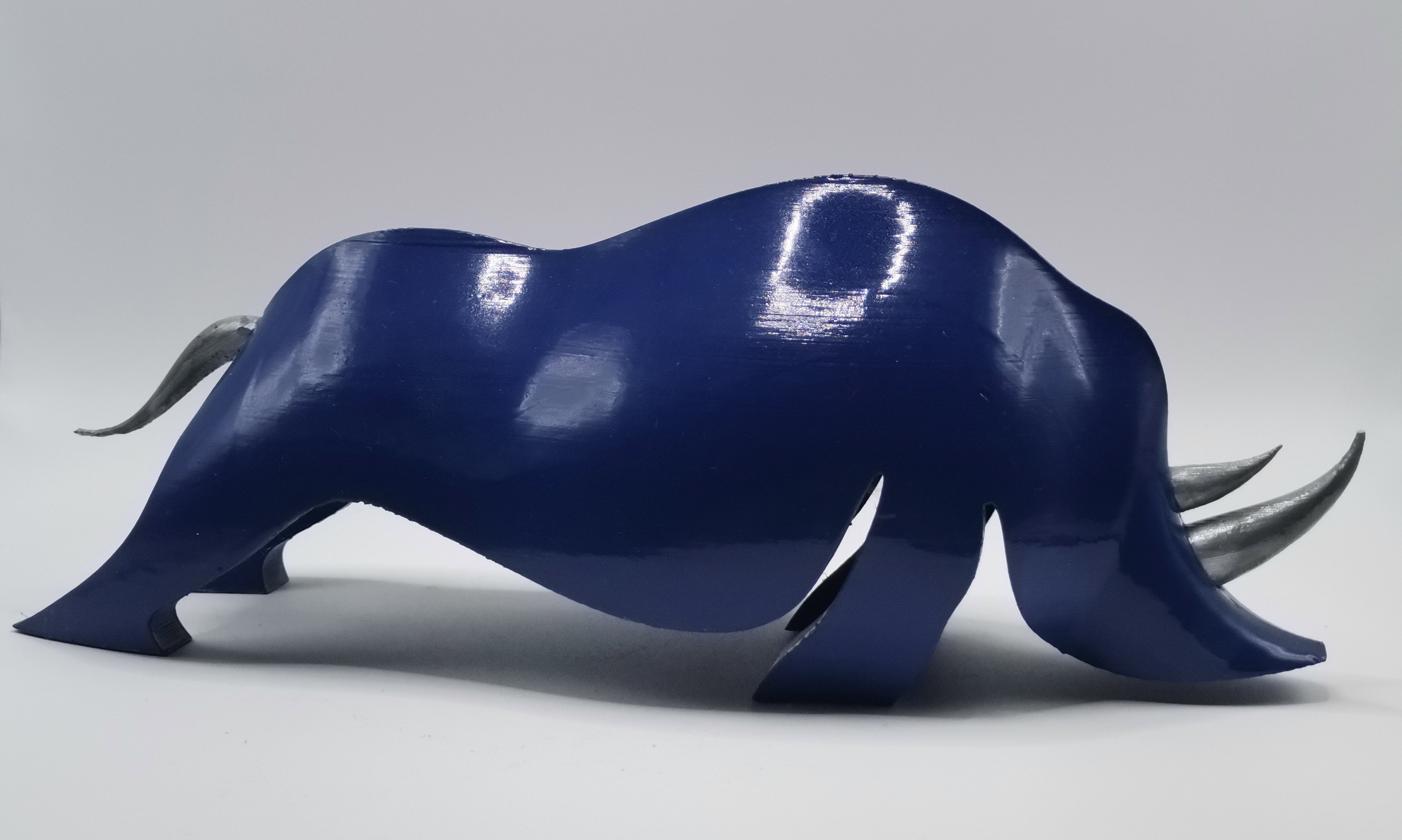 BLUE MODERN RHINOCEROS