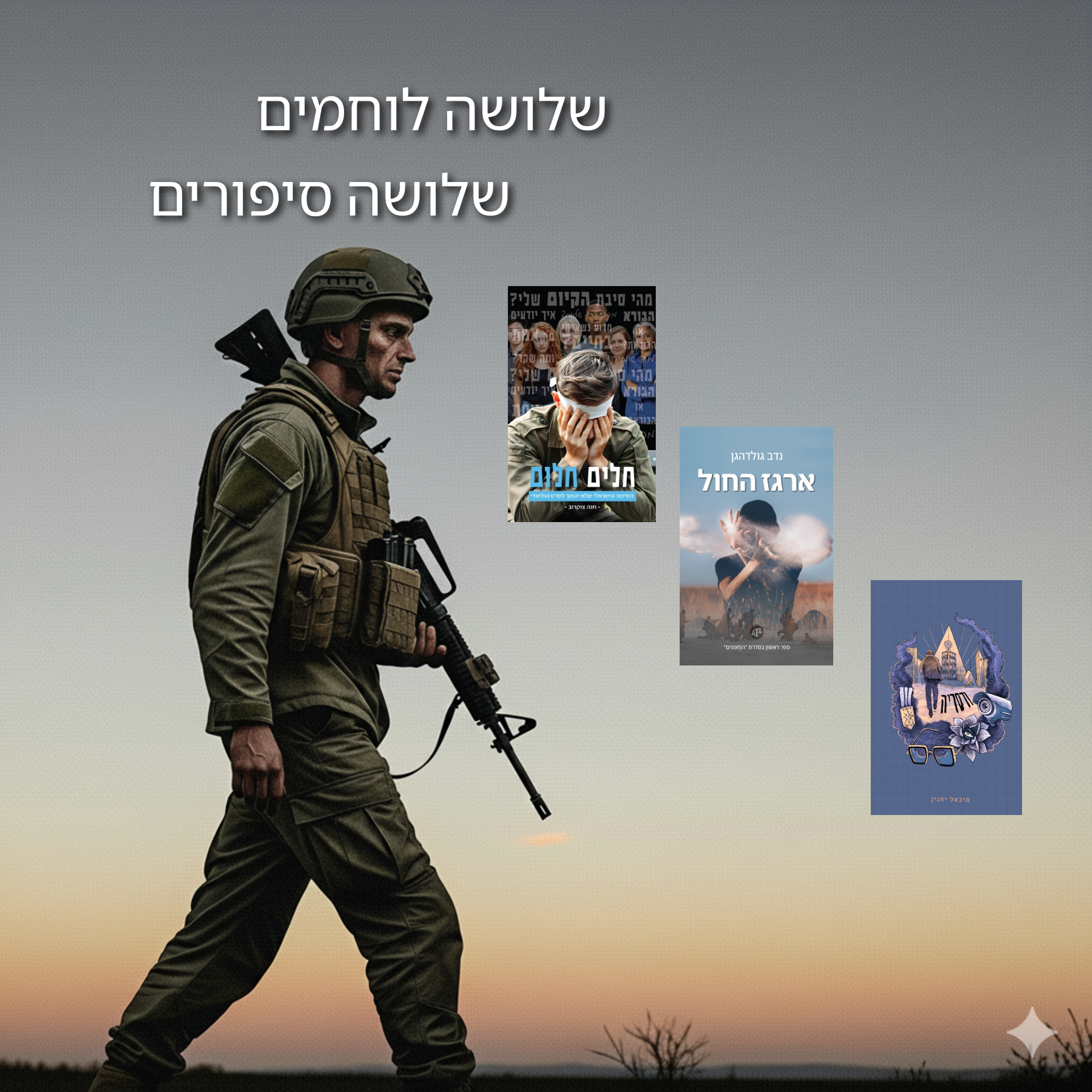 מבצע "הלוחם": חלים חלום + ורסריה + ארגז החול ב 180 שקלים