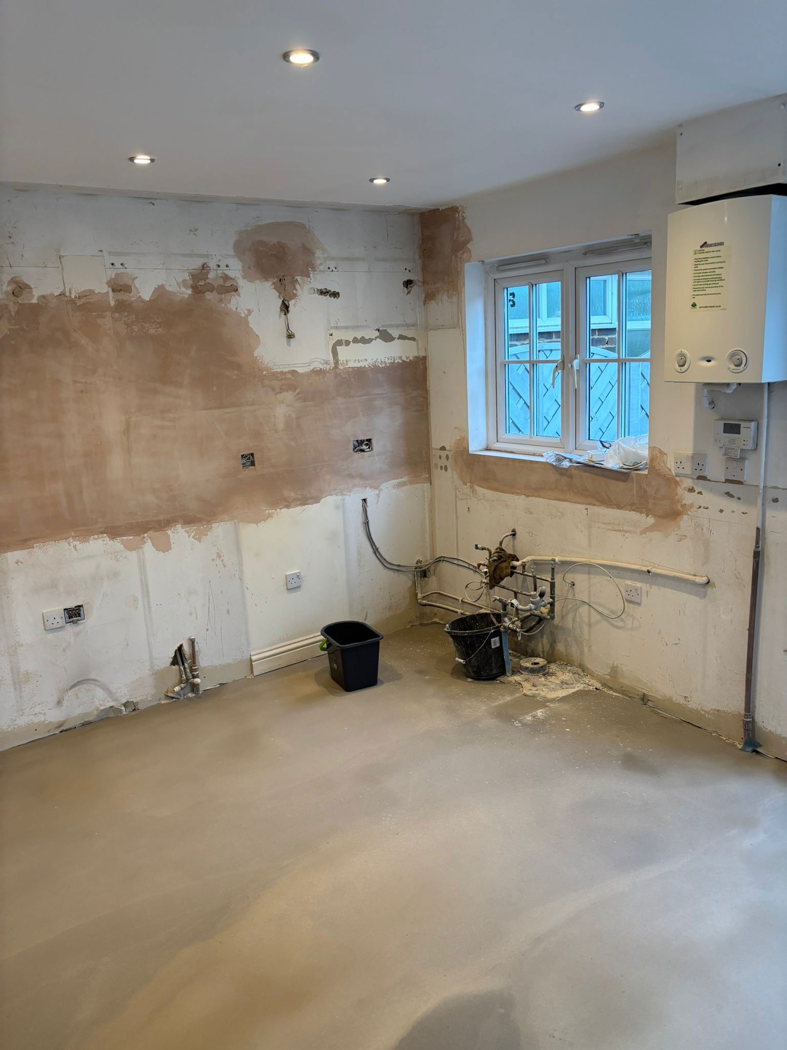 Before and After Howdens Kitchen