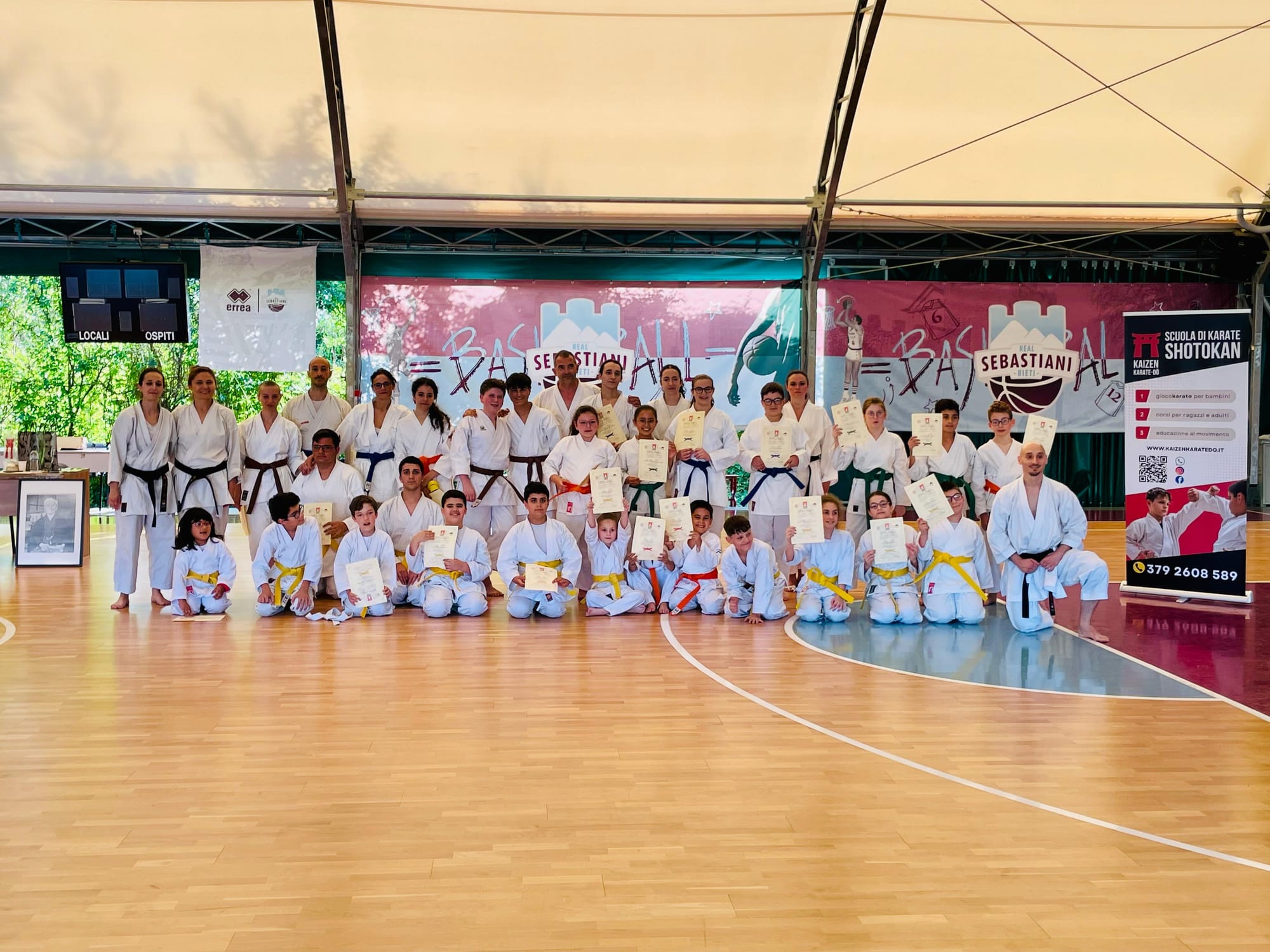 KAIZEN KARATE-DŌ CHIUDE LA STAGIONE CON GLI ESAMI DI CINTURA