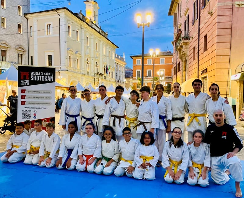 FESTA DEL CIOCCOLATO 2025, GLI ATLETI KAIZEN PROTAGONISTI NEL CUORE DI RIETI