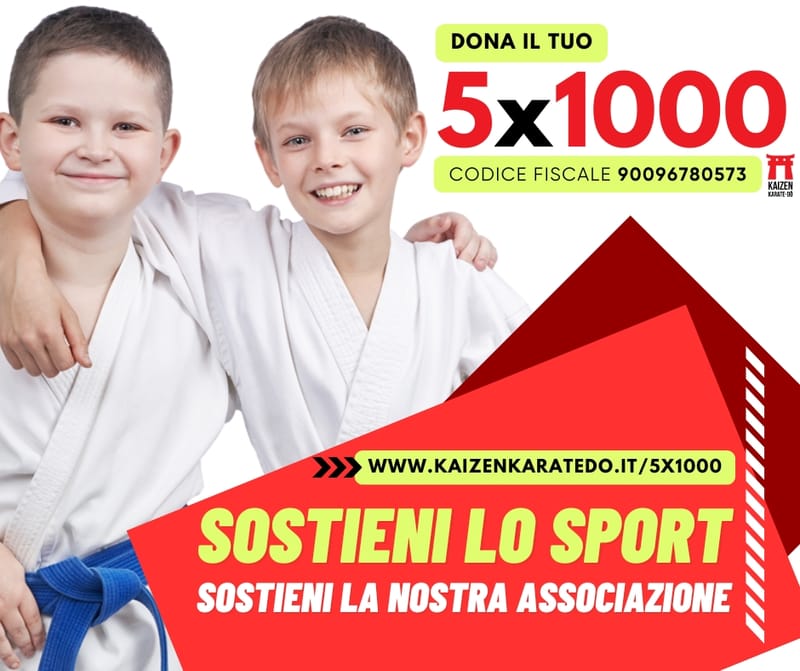KAIZEN KARATE-DŌ RIETI TRA GLI ENTI BENEFICIARI DEL 5X1000
