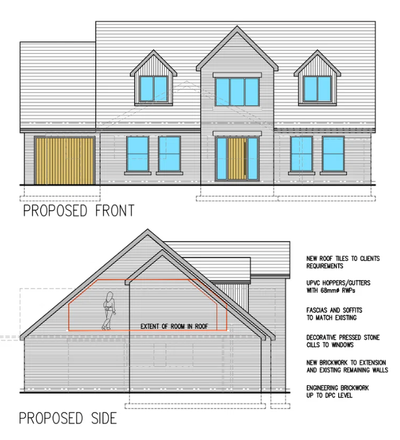 Replacement dwellinghouse in Billinge, Wigan image
