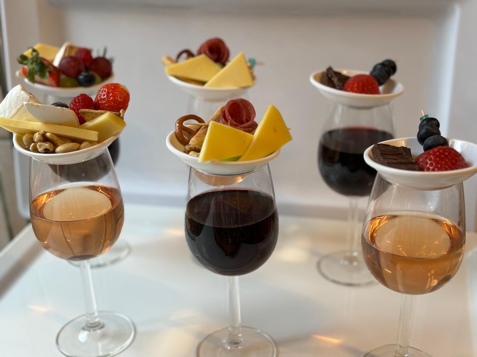 Wein & Fingerfood Kombination