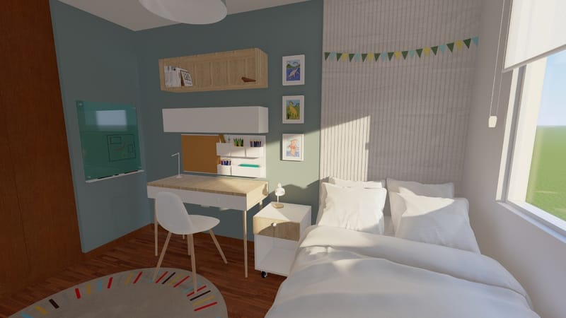 Dormitorio Niño Artista