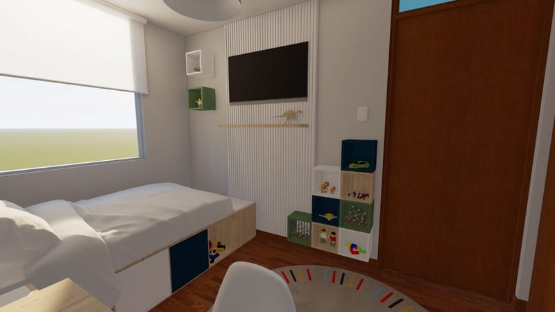 Dormitorio Niño Artista