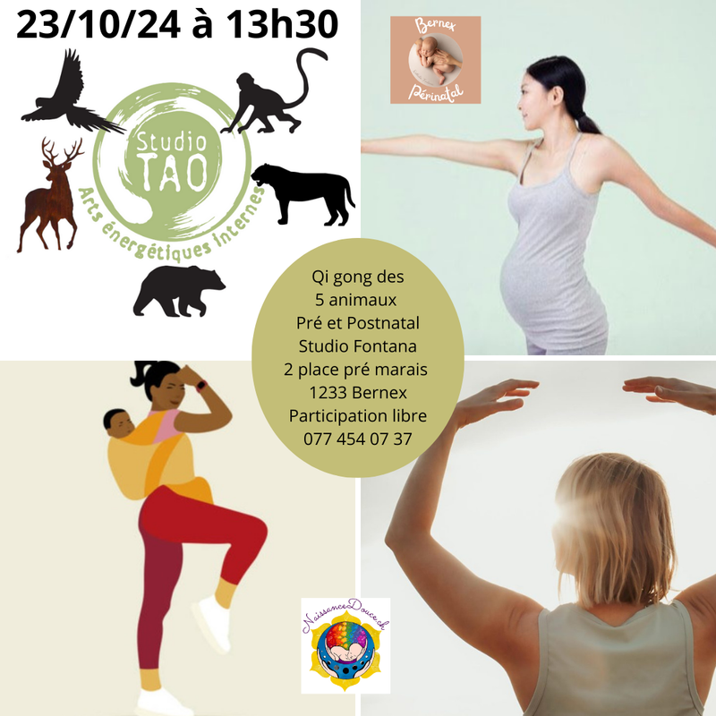 Qi Gong des 5 animaux  Périnatal