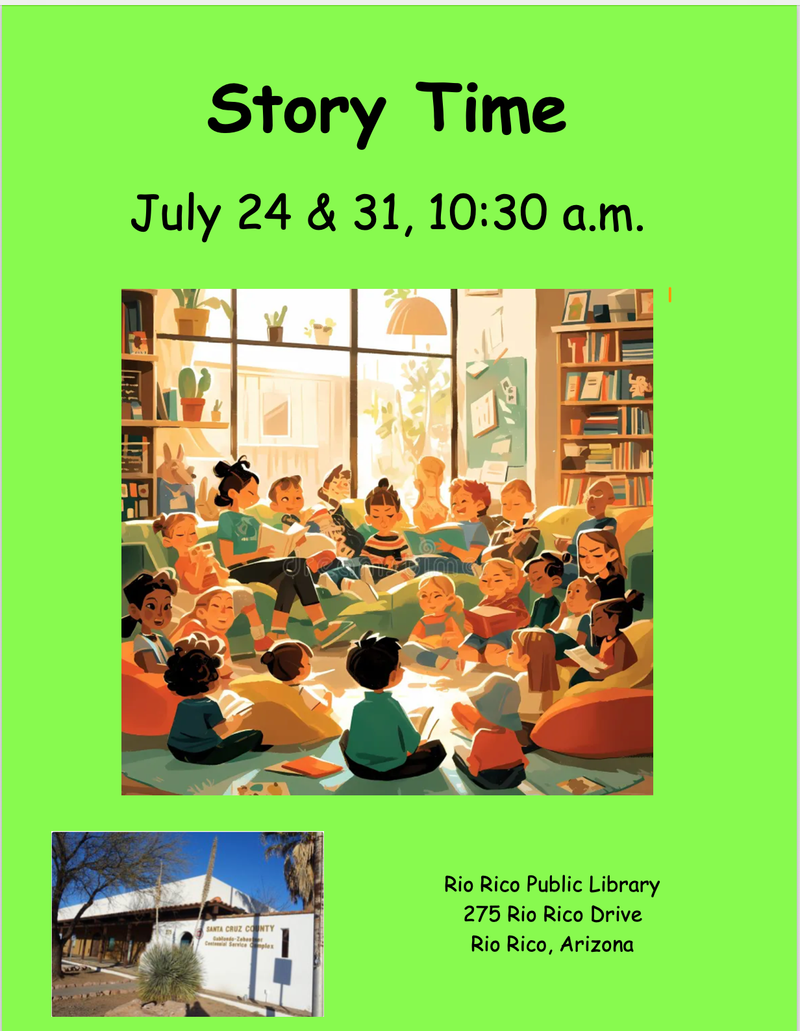 Storytime, July 24 & July 31