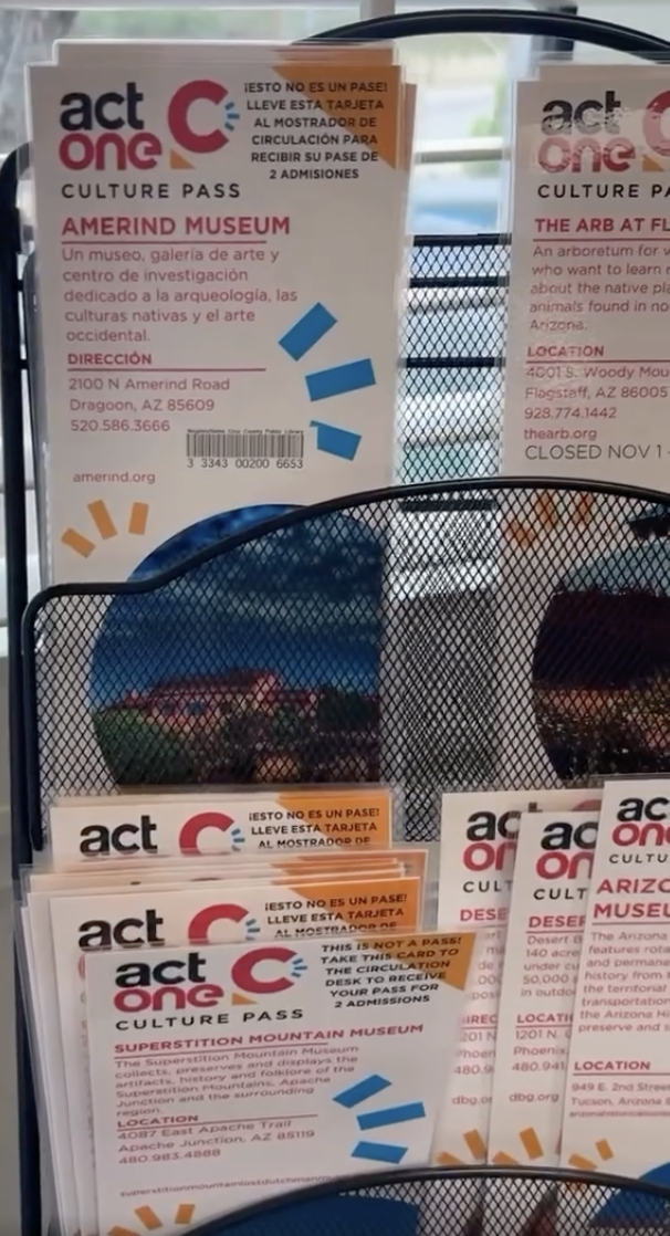 All libraries Act One Culture Pass