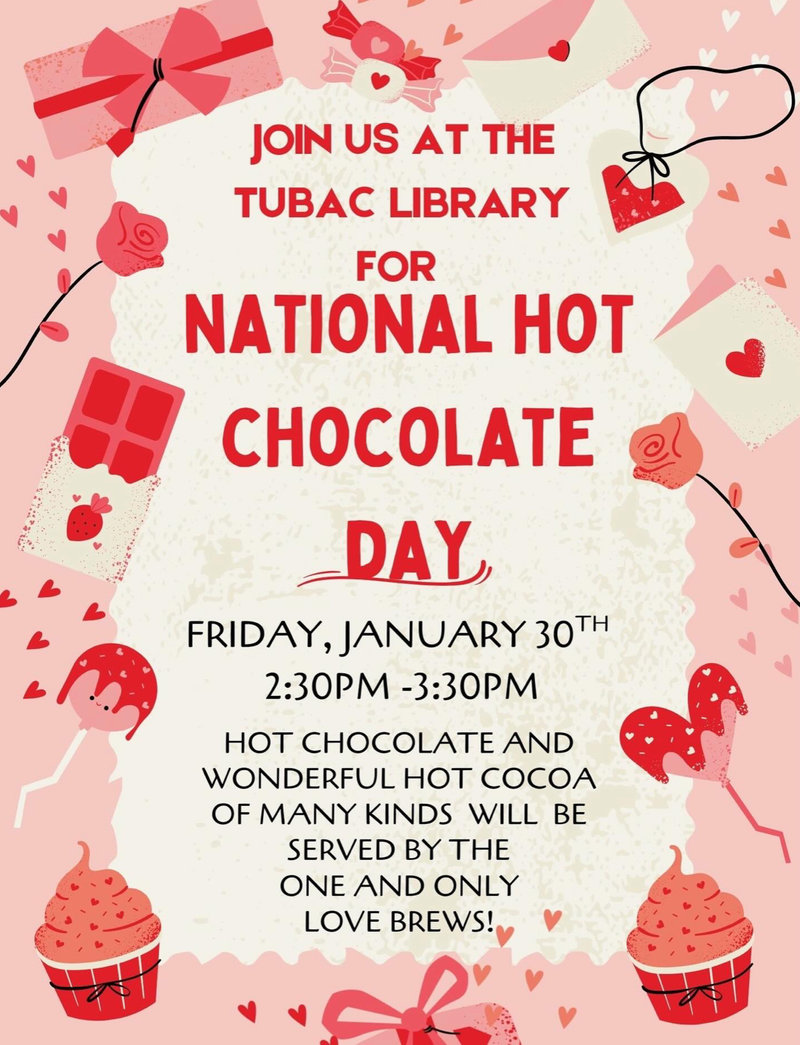 Hot Chocolate at the Tubac Library
