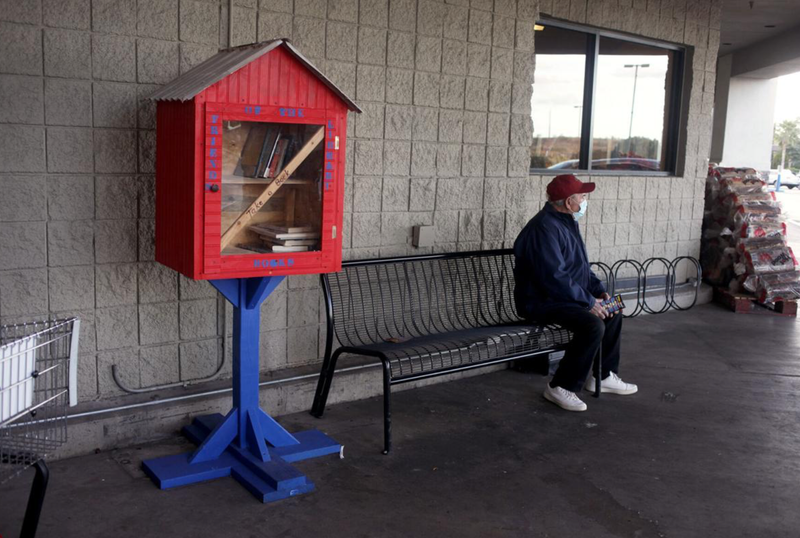 OUTSIDE SAFEWAY STORE