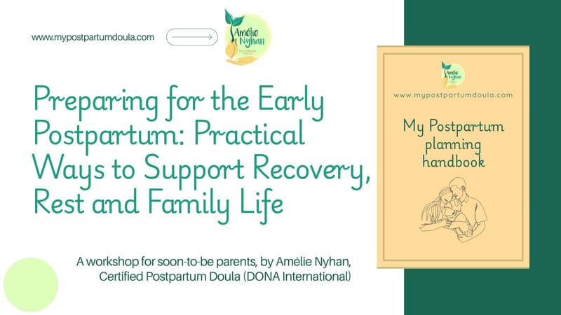 Coming soon: The Postpartum Preparation Masterclass