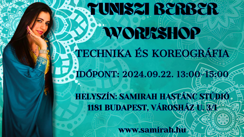TUNISZI BERBER TÁNC – ISMÉTLŐ WORKSHOP