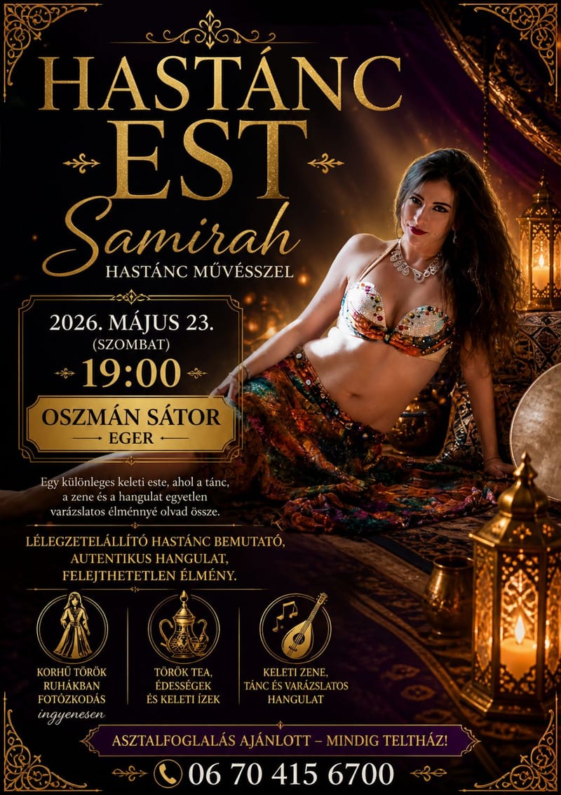 Hastánc Est Samirah Hastáncművésszel