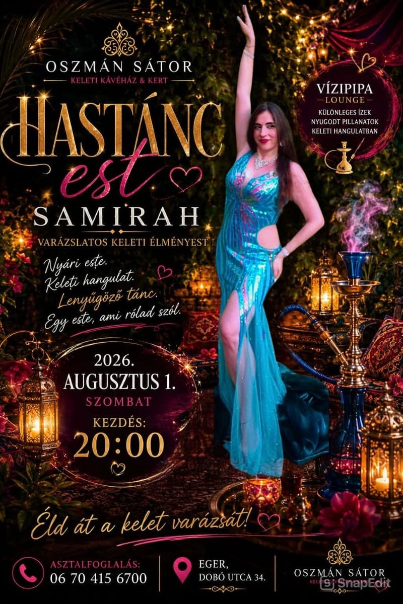Hastánc Est Samirah Hastáncművésszel