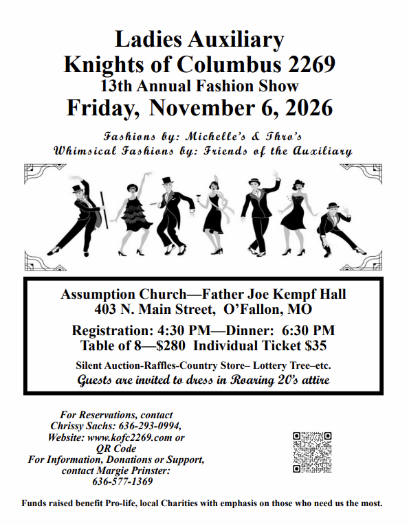 Ladies Auxiliary Fashion Show