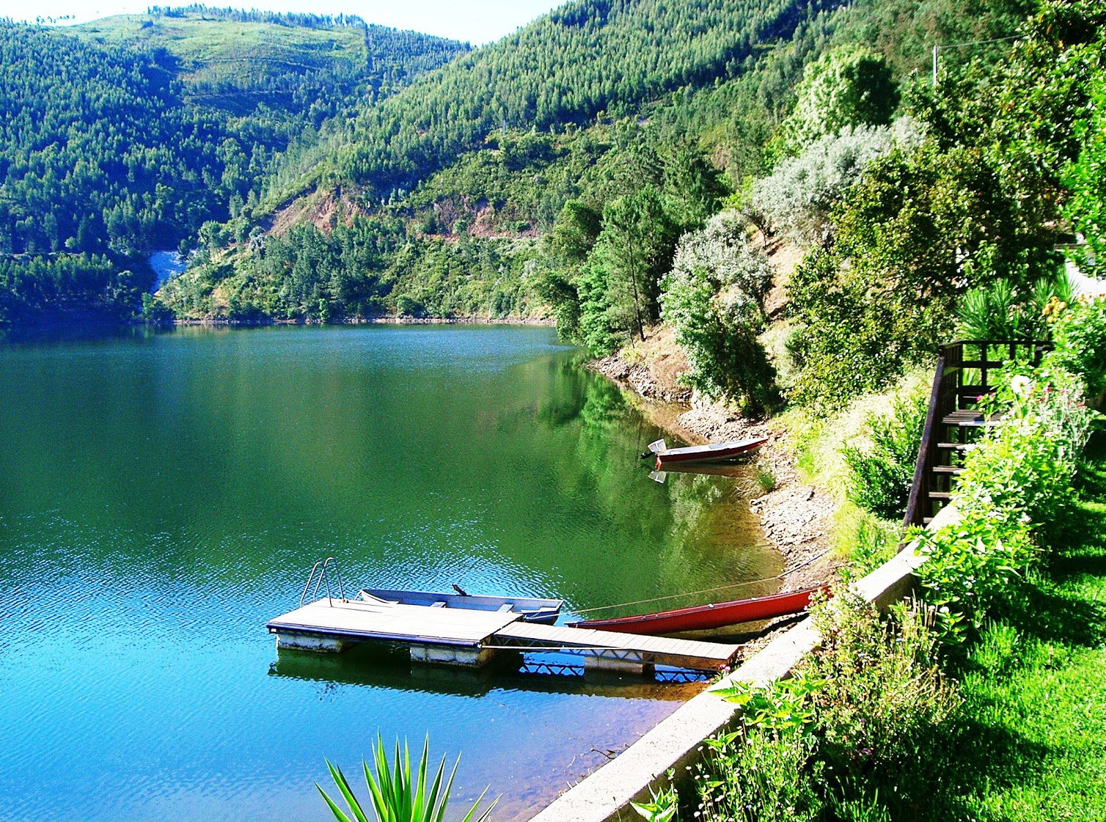 Dornes, aan de rivier do Zézere