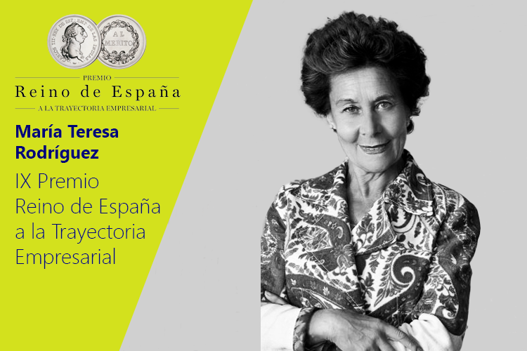 Mª Teresa Rodríguez Sainz-Rozas, Premio Reino de España a la Trayectoria Empresarial