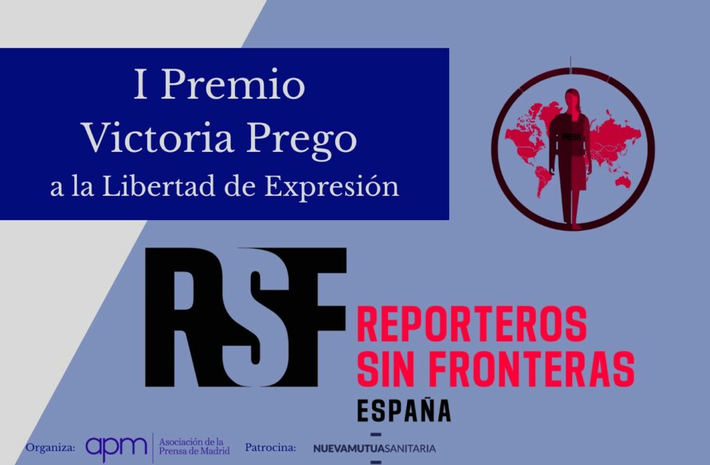 Reporteros sin Fronteras, premio Victoria Prego