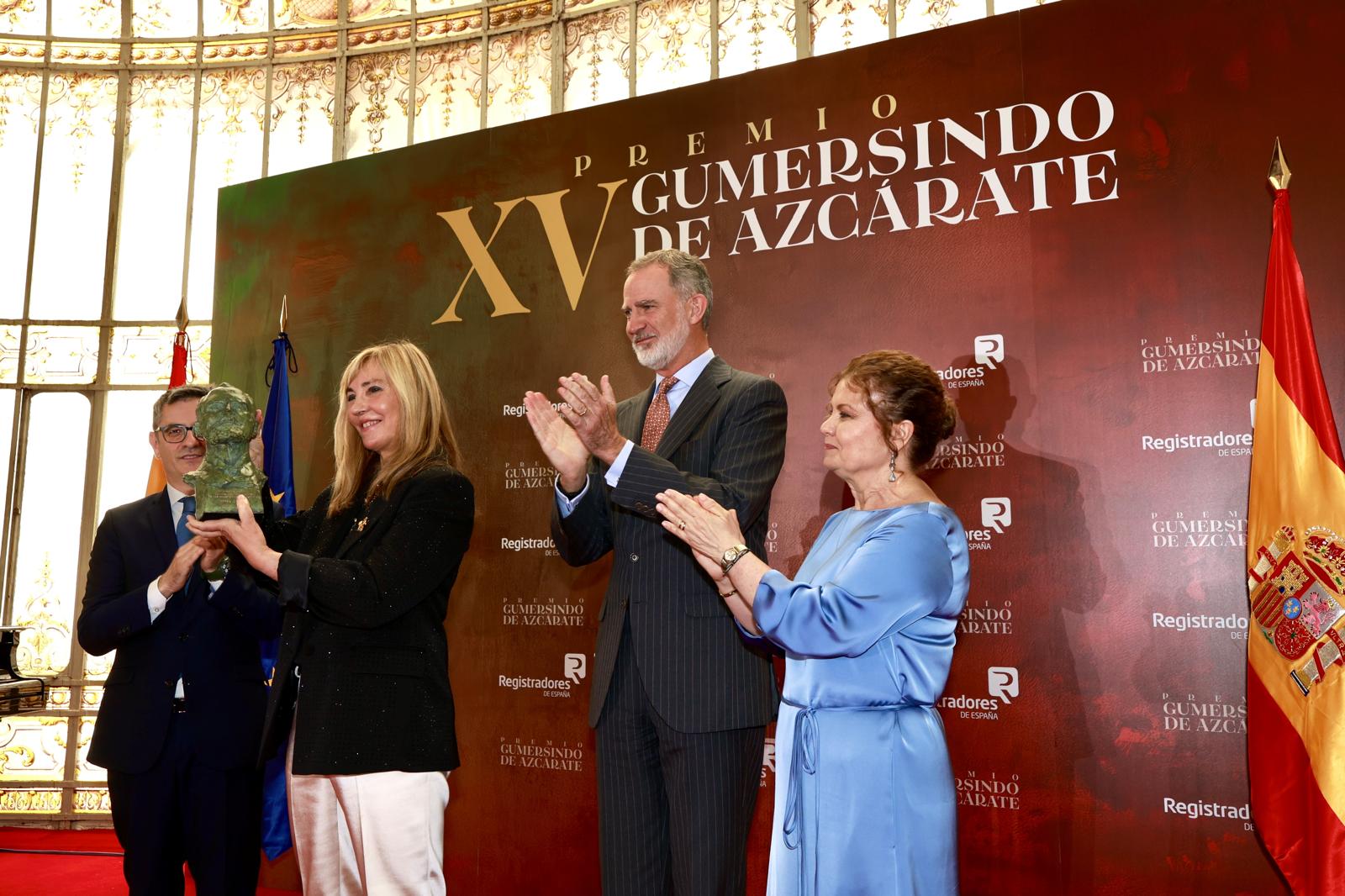 Felipe VI entrega el Premio Gumersindo de Azcárate al Poder Judicial
