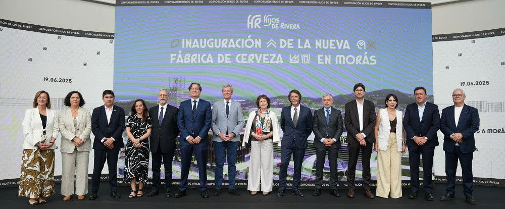 Corporación Hijos de Rivera inaugura fábrica de cerveza en Morás