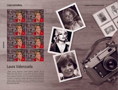 Correos homenajea a Laura Valenzuela