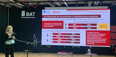 El 20% de las personas con discapacidad emprenden para ganarse la vida