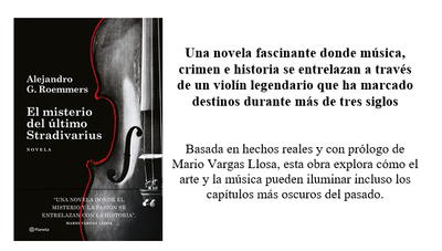 Vargas Llosa prologa 'El misterio del último Stradivarius'