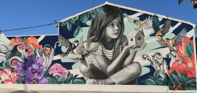 Un mural muestra que Letur Renace