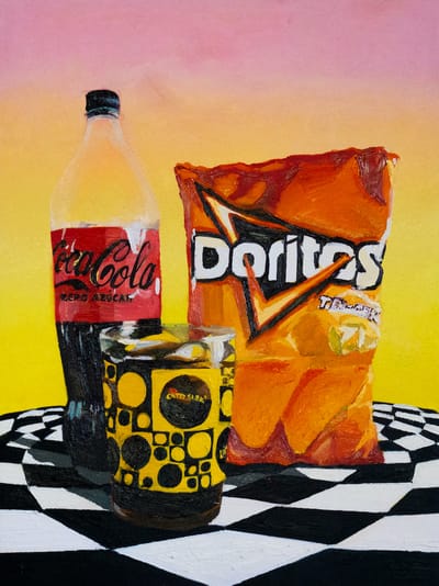 Jaime Velázquez combina óleo y grafiti