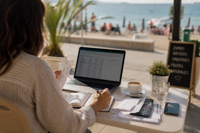 El fisco examina los gastos ligados al teletrabajo en verano