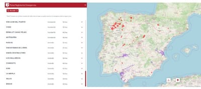 El Portal de Emergencias de Registradores suma 9 incendios
