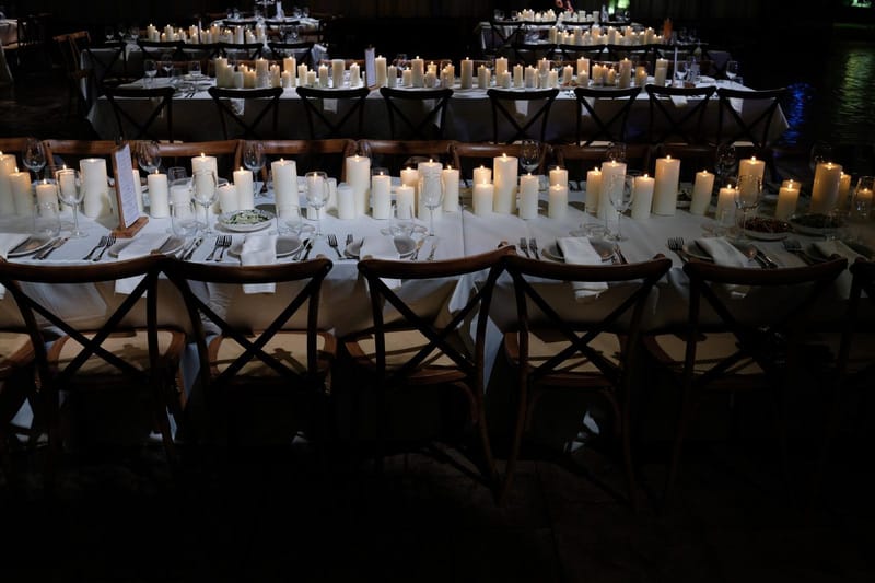 חתונה המעוצבת כולה בנרות- הכי מיוחד ורומנטי