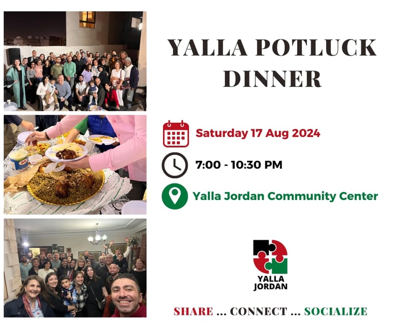 Yalla Potluck Dinner
