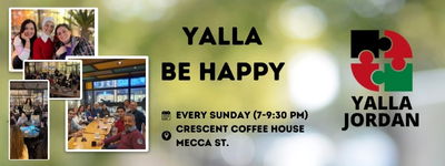 Yalla Be Happy - Crescent Coffee House