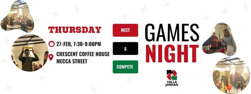 Yalla Games Night - Thursday 27-2