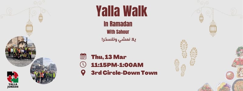Yalla Walk - 3rd to downtown with Sahour