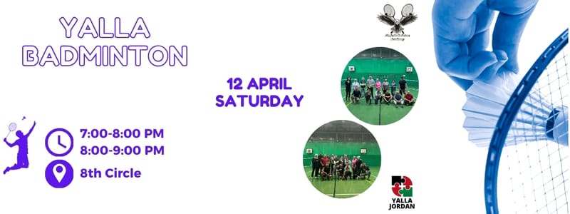 Yalla Badminton - Saturday - 12-4-2025