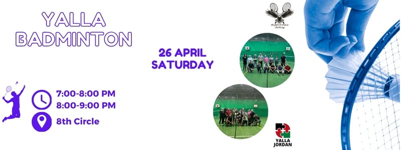 Yalla Badminton - Saturday - 26-4-2025
