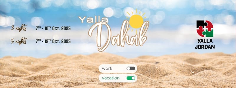 Yalla Dahab - 3 night or 5 nights