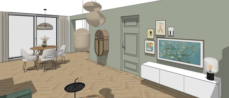 Interieurontwerp woonkamer Venlo