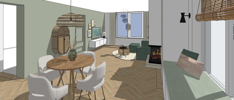 Interieurontwerp woonkamer Venlo