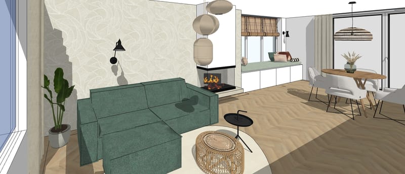 Interieurontwerp woonkamer Venlo