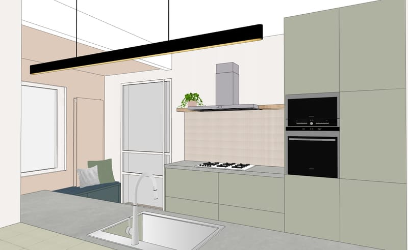 Uitbouw keuken Veluwe