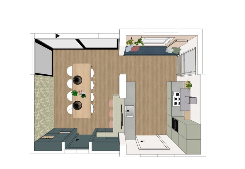 Uitbouw keuken Veluwe