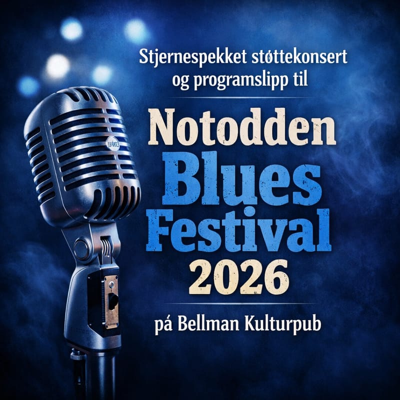 Støttekonsert - Notodden Bluesfestival