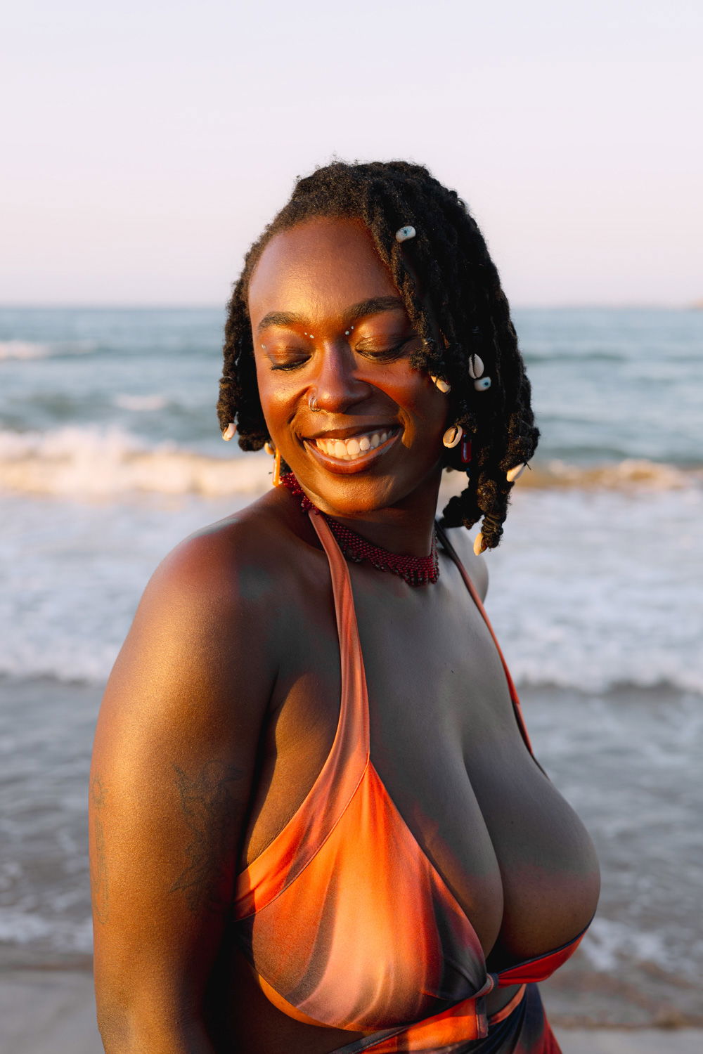 Beach Portrait Photoshoot in Crete – Solo Session Rethimno