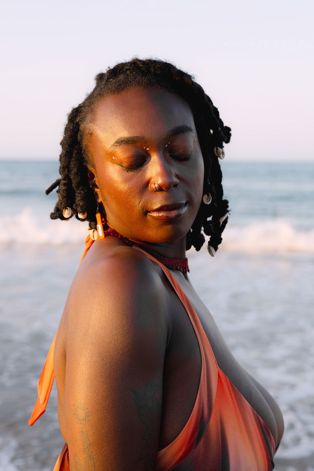 Beach Portrait Photoshoot in Crete – Solo Session Rethimno