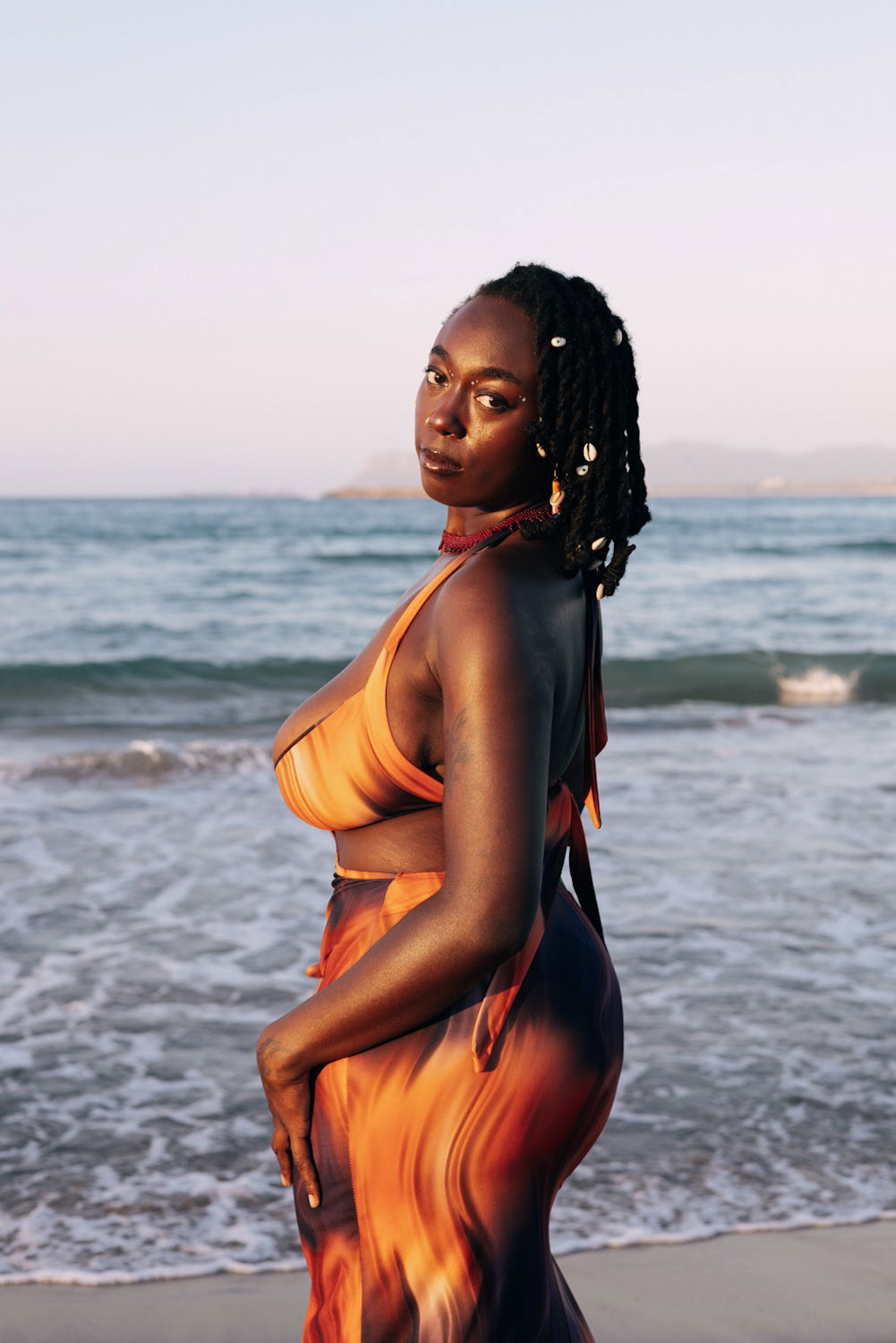 Beach Portrait Photoshoot in Crete – Solo Session Rethimno